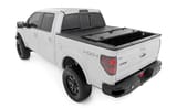 Hard Tri-Fold Flip Up Bed Cover | 6'7" Bed | Ford F-150 2WD/4WD (2004-2014) view 4