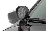 LED Light Kit | Ditch Mount | 2" Black Pair | White DRL | Jeep Cherokee KL (14-21) view 2