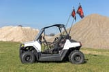 LED Whip Light Kit | Bed Mount | Polaris Ranger RZR 170/RZR 170 view 3