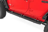 Oval Nerf Steps | 4 Door | Black | Jeep Wrangler Unlimited 4WD (2018-2026) view 1