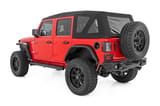 Oval Nerf Steps | 4 Door | Black | Jeep Wrangler Unlimited 4WD (2018-2026) view 3