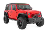 Oval Nerf Steps | 4 Door | Black | Jeep Wrangler Unlimited 4WD (2018-2026) view 2