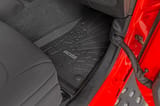 Flex-Fit Floor Mats | FR & RR | RR Lockable | Jeep Gladiator JT 4WD (20-26) view 4