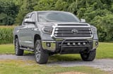 Oval Nerf Step | Crew Cab | Black | Toyota Tundra 2WD/4WD (2007-2021) view 5