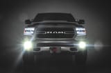 LED Fog Light Kit | 3.5 Inch Round Black Series | Amber DRL | Ram 1500 (2019-2024) view 3