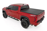 Soft Tri-Fold Bed Cover | 5'7" Bed | with and w/o OE Rail | Toyota Tundra (22-26) view 4