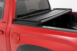 Soft Tri-Fold Bed Cover | 5'7" Bed | with and w/o OE Rail | Toyota Tundra (22-26) view 3