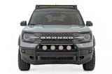 Nudge Bar | w/ Tow Hooks | 4 Inch Round Led (x4) | Ford Bronco Sport (21-24) view 4
