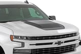 Hood Scoop | GBA Black | Chevy Silverado 1500 2WD/4WD (2019-2026) view 1