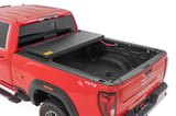 Hard Low Profile Bed Cover | 6'9" Bed | Rail Caps | Chevy/GMC 2500HD/3500HD (20-26) view 2