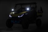 LED Light Kit | Front Mount | 3" Chrome Pair | Wide Angle | Segway 570 F view 5
