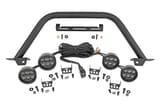 Safari Bar | 3.5" Round LED (Quad) | Black | Amber DRL | OE Modular Steel | Ford Bronco (21-26) view 1