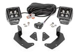 LED Light Kit | Cage Mount | 2" Black Pair | Amber DRL | CFMOTO UFORCE 1000 view 1