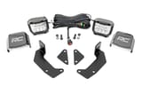 LED Light Kit | Cage Mount | 2" Chrome Pair | Wide Angle | CFMOTO UFORCE 1000 view 1