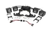 LED Light Kit | Fog Mount | Dual 2" Black Pair | Chevy Silverado 2500 HD/3500 HD (11-14) view 1