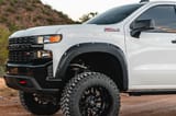 Pocket Fender Flares | GAN Silver Ice Metallic | Chevy Silverado 1500 (19-21) view 5