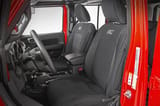 Seat Covers | Front and Rear w/ Armrest | Jeep Wrangler Unlimited 4WD (18-26) view 2