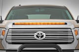LED Light Kit | Hood Bulge | 40" White/Amber Strip | Toyota Tundra (14-21) view 1