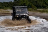 LED Light | Bumper Mount | 12" Black Single Row | White DRL | Can-Am Defender HD 8/HD 9/HD 10 view 2