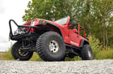 Rough Country 4 Inch Lift Kit | Long Arm | V2 | Jeep Wrangler TJ 4WD (1997-2006) view 5