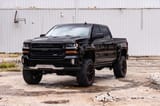 Pocket Fender Flares | 6'7" & 8' Bed | GBA Black | Chevy Silverado 1500 (14-18)/ 2500HD (15-19) view 4