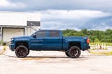 Pocket Fender Flares | 6'7" & 8' Bed | G1K Deep Ocean Blue | Chevy Silverado 1500 (14-18)/2500HD view 4