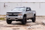 Pocket Fender Flares | 5'9" Bed | GAN Silver Ice Metallic | Chevy Silverado 1500 (14-18 & Classic) view 4