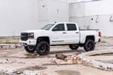 Pocket Fender Flares | 5'9" Bed | GAZ Summit White | Chevy Silverado 1500 (14-18 & Classic) view 5