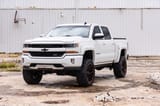 Pocket Fender Flares | 6'7" & 8' Bed | GAZ Summit White | Chevy Silverado 1500 (14-18)/2500HD (15-19) view 4
