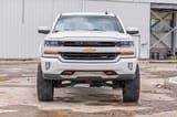 Pocket Fender Flares | 5'9" Bed | GAZ Summit White | Chevy Silverado 1500 (14-18 & Classic) view 6