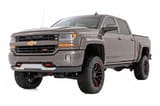 Pocket Fender Flares | 6'7" & 8' Bed | GXG Tungsten | Chevy Silverado 1500 (14-18)/2500HD view 2