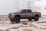Pocket Fender Flares | 6'7" & 8' Bed | GXG Tungsten | Chevy Silverado 1500 (14-18)/2500HD view 5