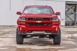 Pocket Fender Flares | 6'7" & 8' Bed | GCN Victory Red | Chevy Silverado 1500 (14-18)/2500HD view 6