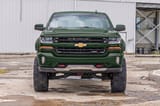 Pocket Fender Flares | 6'7" & 8' Bed | G7J Rainforest Green | Chevy Silverado 1500 (14-18)/2500HD view 6