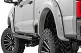 Pocket Fender Flares | JS Iconic Silver | Ford F-250/F-350 Super Duty (23-26) view 1