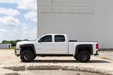 Pocket Fender Flares | 6'7" & 8' Bed | GAN Silver | Chevy Silverado 1500/2500HD/3500HD (07-14) view 3