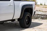 Pocket Fender Flares | 6'7" & 8' Bed | GAN Silver | Chevy Silverado 1500/2500HD/3500HD (07-14) view 6