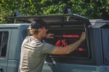 Bed Cap Molle Panel Side Storage Bin | Drivers Side | Jeep Gladiator JT (20-26) view 6