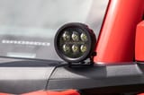LED Light Kit | Ditch Mount | 3.5" Black Round Pair | Amber DRL | Ford Bronco (21-26) view 6