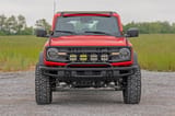 Light Bar Mount | 6.5 Inch Round LED (Quad) | OE Modular Steel | Ford Bronco (21-26) view 6