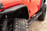 Oval Nerf Steps | 4 Door | Black | Jeep Wrangler Unlimited 4WD (2018-2026) view 5