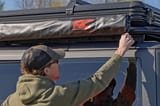 Retractable Roof Rack Awning | 6'6" x 9'8" (Fits Trucks & SUVs) view 4