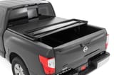 Soft Tri-Fold Bed Cover | 5'7" Bed | Nissan Titan 2WD/4WD (2017-2024) view 2
