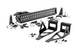 LED Light Kit | Bumper Mount | 20" Black Dual Row | Ford F-250/F-350 Super Duty (05-07) view 1