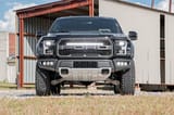 LED Light Kit | Fog Mount | Triple 2" Black Pair | Amber DRL | Ford Raptor (17-20) view 4