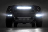 LED Light Kit | Grille Mount | 30" Black Single Row | Ford Raptor 4WD (17-20) view 5