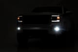 LED Light Kit | Fog Mount | 2" Black Pair | GMC Sierra 1500 2WD/4WD (14-15) view 3