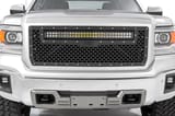 Mesh Grille | 30" Dual Row LED | Black | GMC Sierra 1500 2WD/4WD (2014-2015) view 2