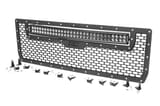 Mesh Grille | 30" Dual Row LED | Black | GMC Sierra 1500 2WD/4WD (2014-2015) view 3