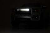 Mesh Grille | 30" Dual Row LED | Black | Amber DRL | GMC Sierra 1500 (14-15) view 6